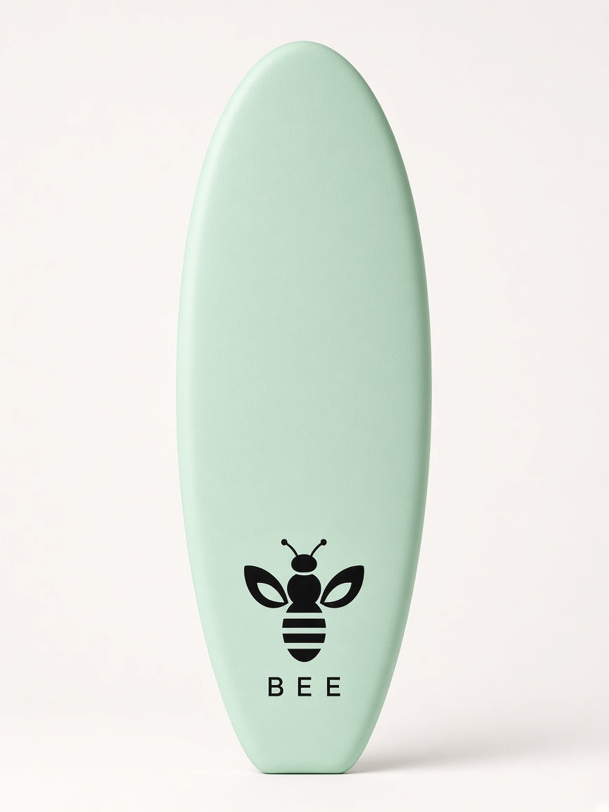 UbuyBee Surf Bee Soft-Top surfboard, main view, with the BEE logo
